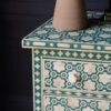 Jade Floral Inlay Six Drawer Cabinet - Image 2